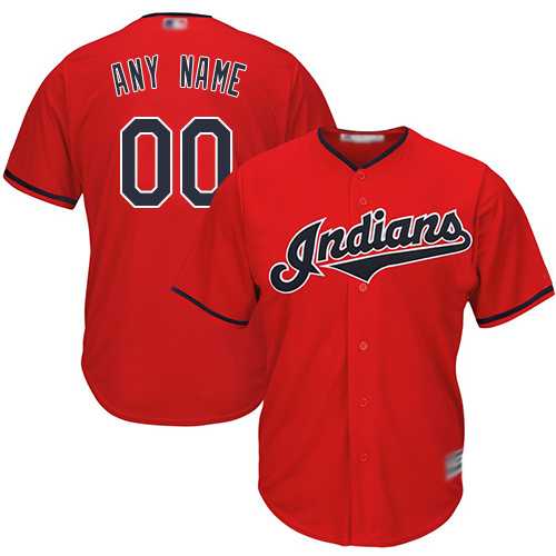 Youth Customized Cleveland Indians Scarlet Baseball Alternate Cool Base Jersey,We sell and wholesale Youth Customized Cleveland Indians Scarlet Baseball Alternate Cool Base Jersey on line form chian!